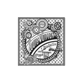 LOUIS VUITTON Malles Merveilleuses Remix Shawl