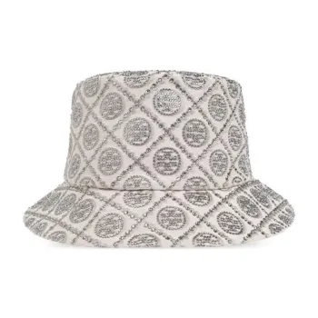 TORY BURCH All Over Logo Embellished Bucket Hat