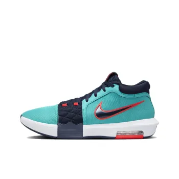 Nike Witness 8 Anti Slip Wear Resistant Mid Top Basketball Shoes Unisex Turquoise