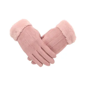 Mulinsen Suede Knit Gloves Unisex