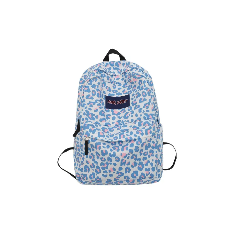 LUVISTRUE Nylon Backpack Regular Unisex Black/Blue/Pink-4