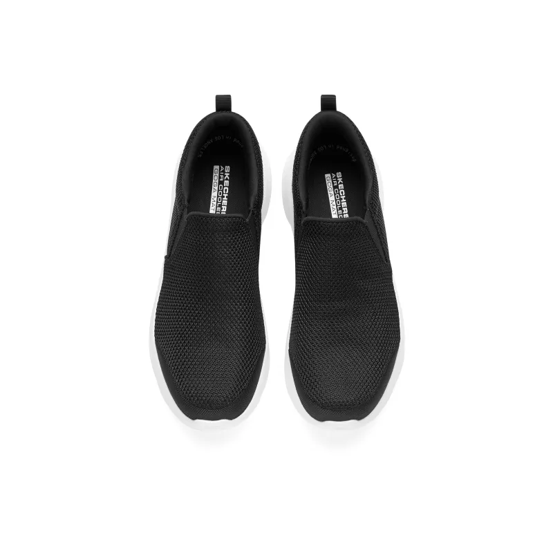 Skechers Go Walk Fle Cushioned Slip-Resistant Low-Top Casual Shoes Men's Black White-8