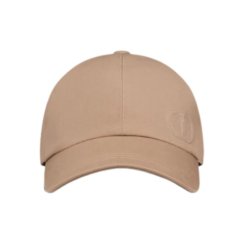 DIOR Sheepskin Baseball Caps Unisex Beige-1