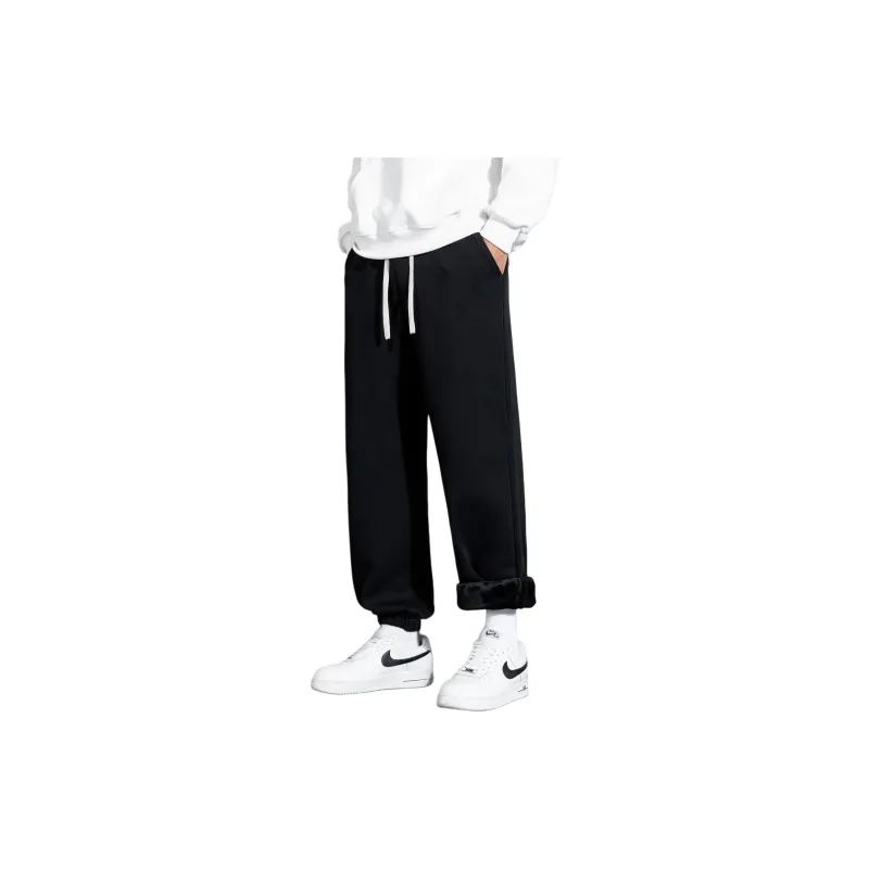 FONDLOOK Casual Pants Unisex Black-11