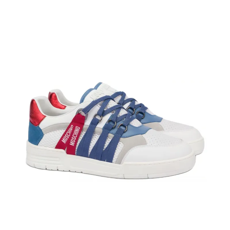 MOSCHINO Streetball Lace-Up Sneakers-2