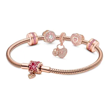 Pandora Copper-Silver Alloy Bangles Unisex