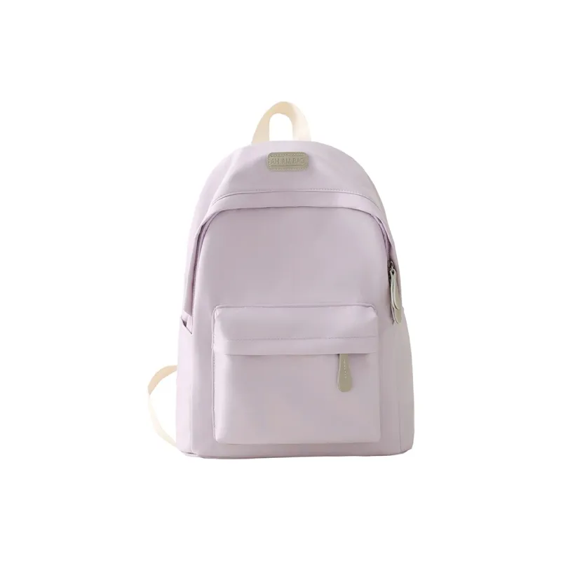 KAMLUI Nylon Backpack Unisex Black/White/Gray/Purple/Blue-13