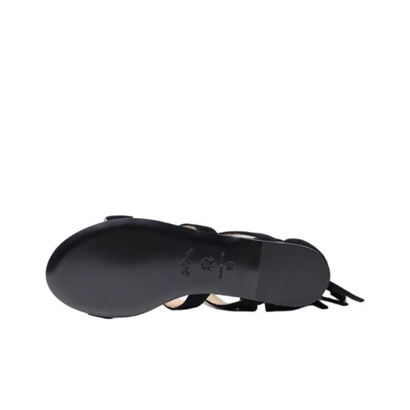 LONGCHAMP Roman Sandals Women's Black-5