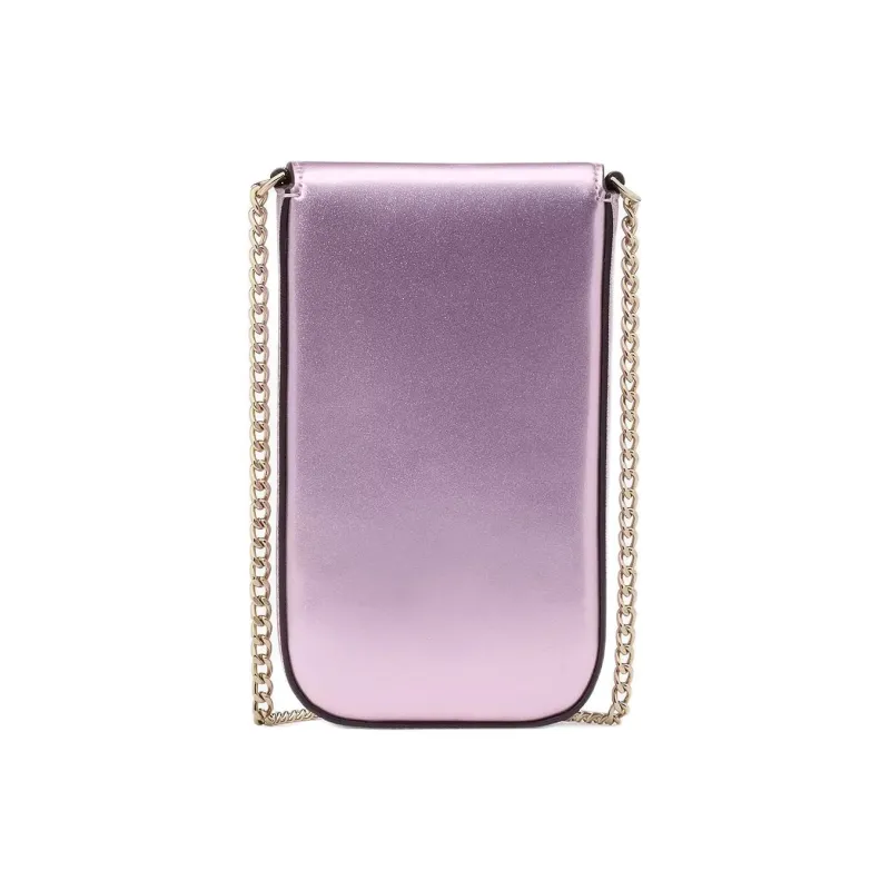Kate Spade Patent Leather Cell Phone Pouch Shoulder Bag Crossbody Bag Women's Quartz Pink-2