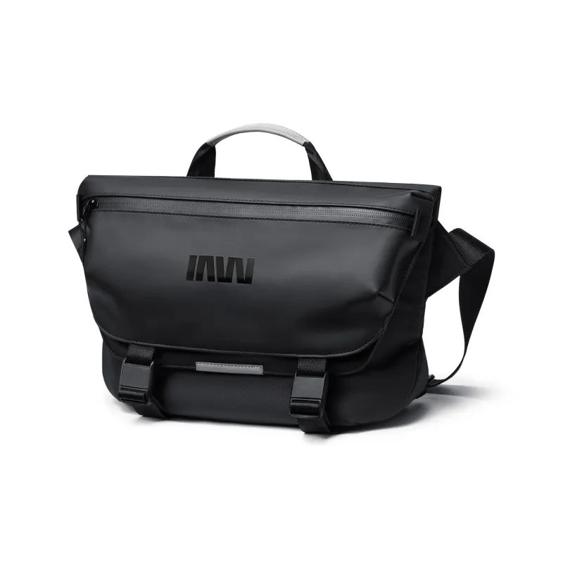 SEPTWOLVES Artificial Leather Everyday Commute Back Crossbody Bag QPL Regular Men's Black-1