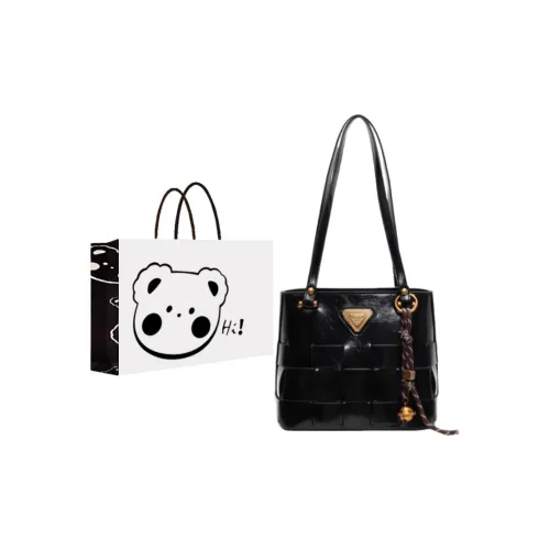 NX DOUGHNUT PU Handbag Shoulder Bag Women's Black/Ancora Red/Coffee/Brown