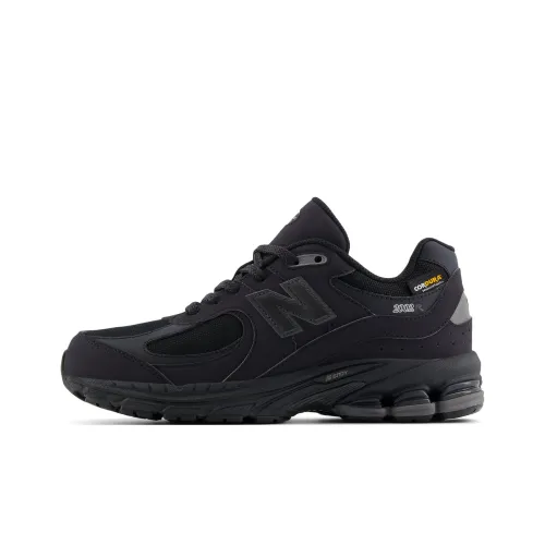New Balance NB 2002 Anti Slip Wear Resistant Low Top Kids Lifestyle Shoes Black Teenagers