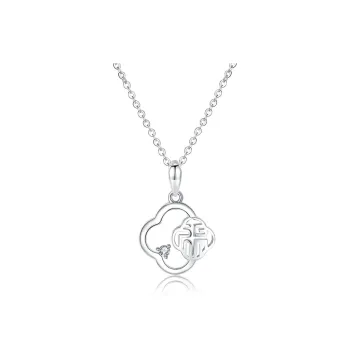ZOKS S925 Silver Necklaces Women's