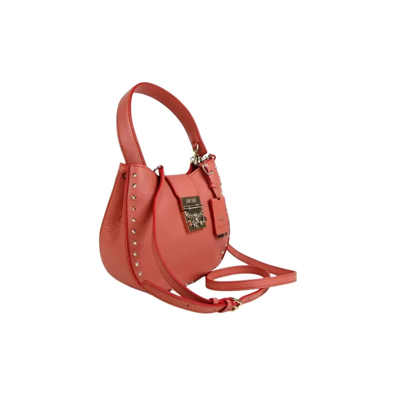 MCM Leather Crossbody Bag, Shoulder Bag Small Size Women's Cocoa Pink-1