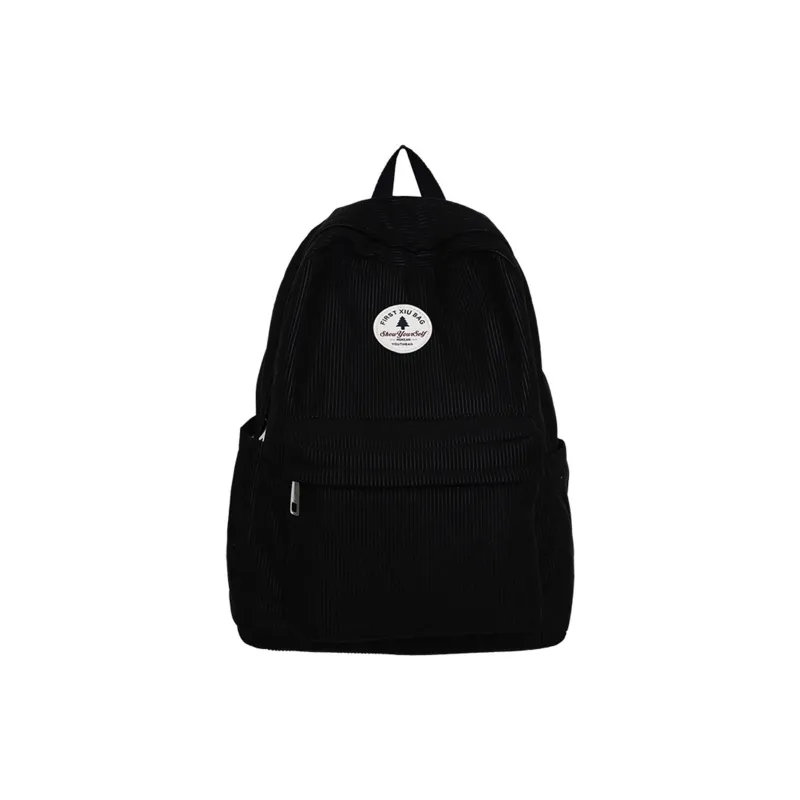 TAKI Corduroy Backpack Regular Unisex White/Pink/Black/Gray-4