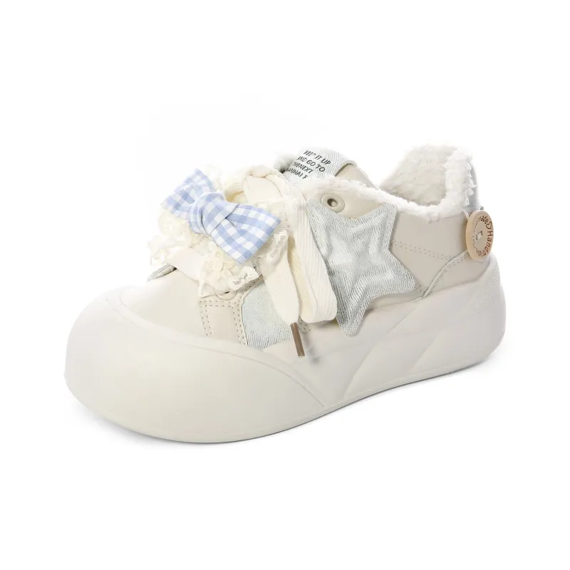 Cob Warm Anti-Slip And Wear-Resistant Low-Top Skateboard Shoes Women's-1