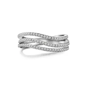 KAILEIFU S925 Silver Rings Women's Silver