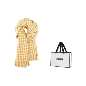 STUFFER Faux Cashmere Knit Scarves Unisex
