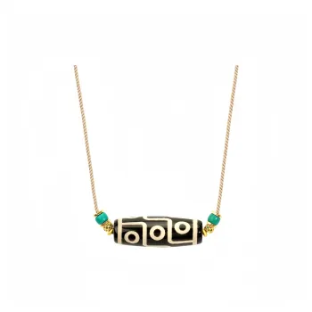 Noritake Agate Jade Necklaces Unisex