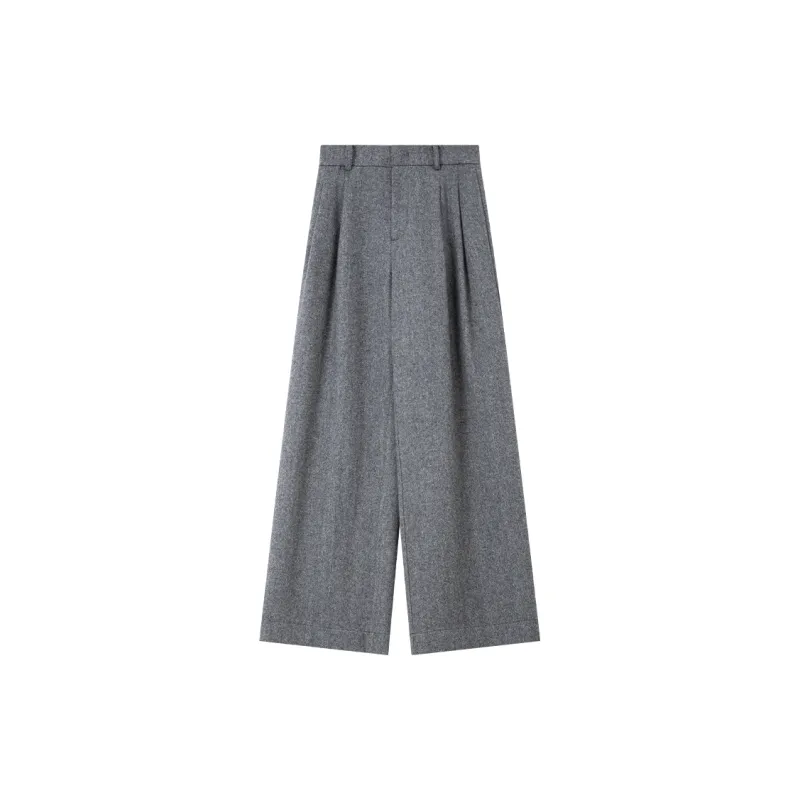 VIMLY Casual Pants Women's Dark Gray-1