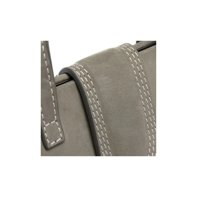 Jacquemus Cow Leather Shoulder Bag Women's Gray-2