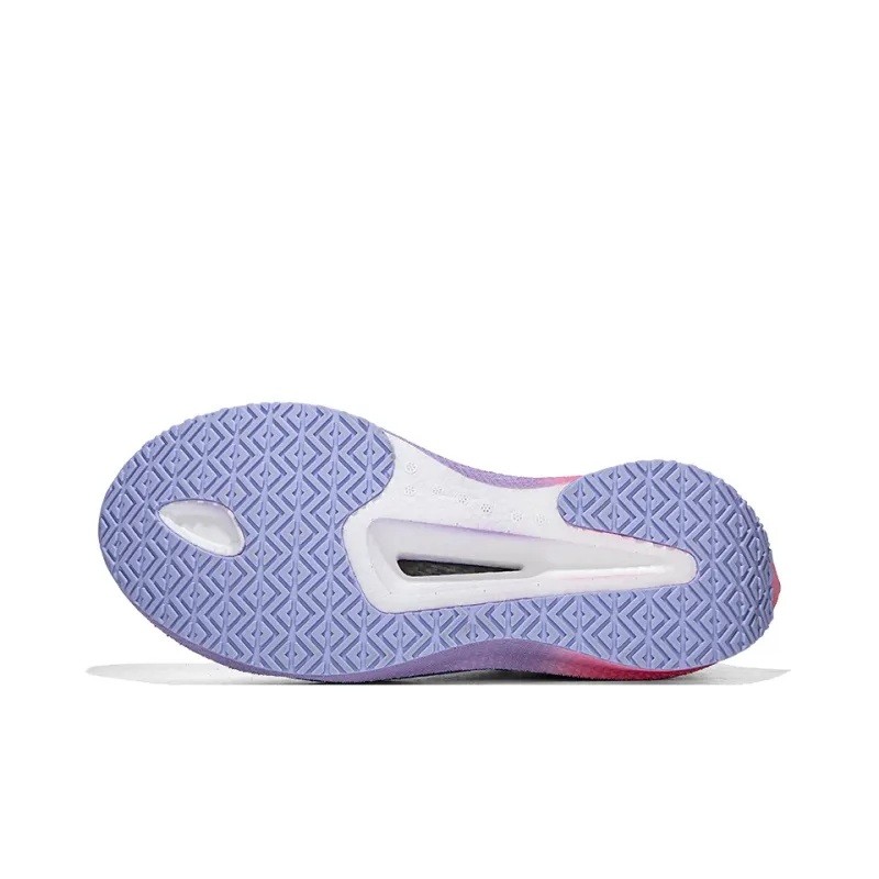 Qing Pao Running Shoes Men Low Top Purple Pink-6
