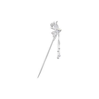 Enchanting Cat Copper Silver Plated Hairpins Women's