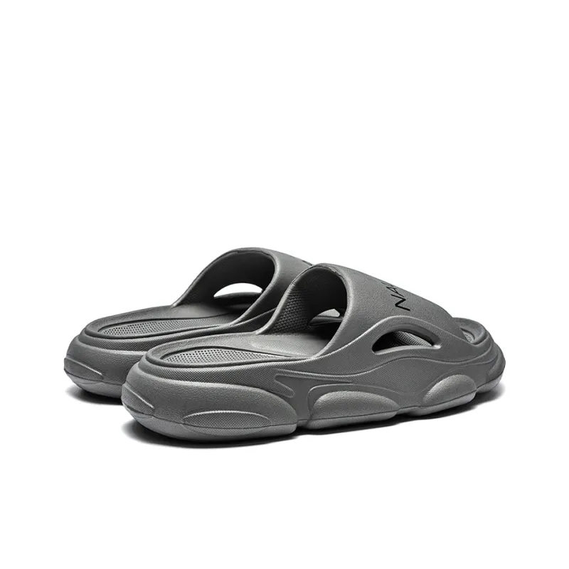 NAUTICA Slip Resistant Odor Resistant Abrasion Resistant Slide Slippers Unisex Gray-3