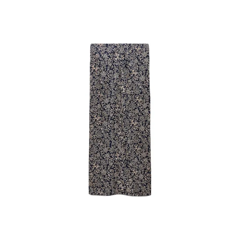 ZARA Casual Long Skirts Women's Yellow-1