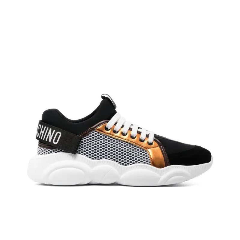 MOSCHINO Low Top Casual Shoes Men's Black-1