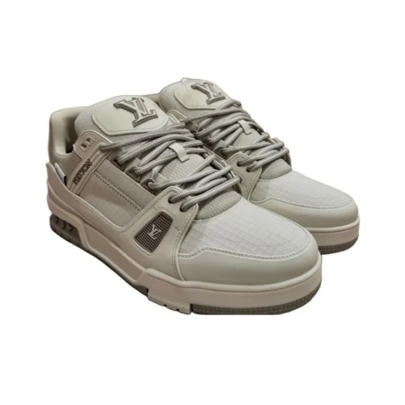 LOUIS VUITTON Lv Trainer Grey-4