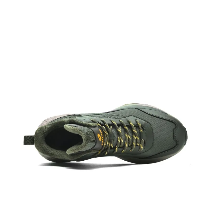 LOTTO Warm Cushioning Height Increasing Wear-Resistant Slip-Resistant High-Top Outdoor Shoes Men's-3