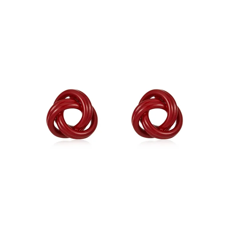 LOOK NICE 925 Sterling Silver Stud Earrings Women's-2