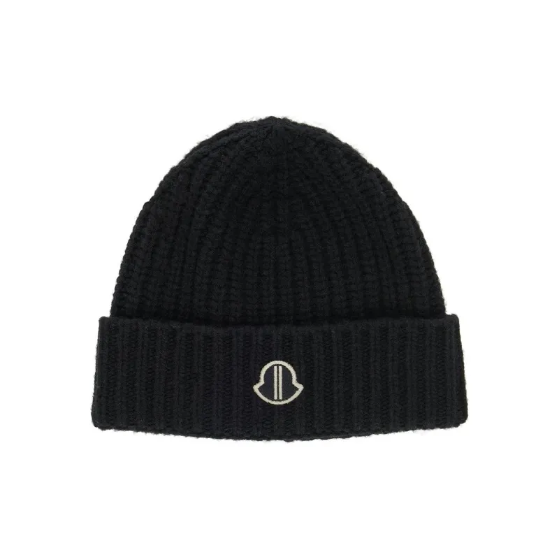 RICK OWENS Logo-appliqué Beanie-0