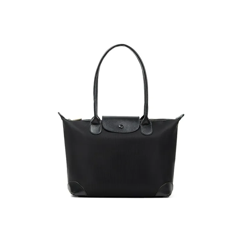Teenmix Nylon Fabric Shoulder Bag Tote Dumpling Bag Trumpets Women's Blue/Khaki/Black-16