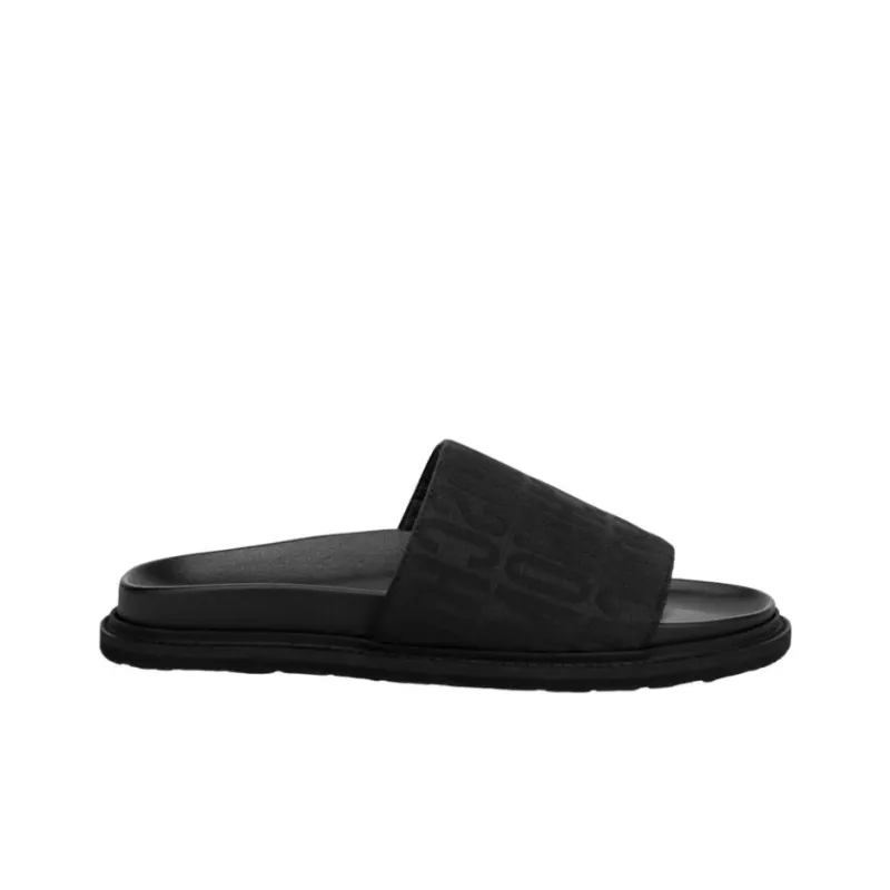 MOSCHINO Logo-print Pool Slides-1