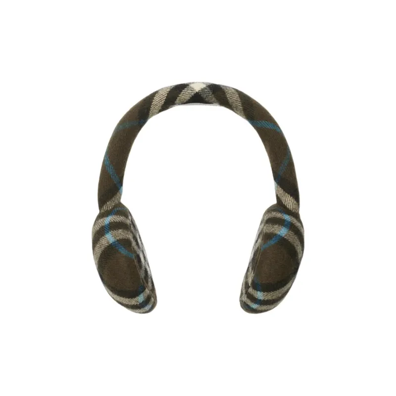 Burberry Check Wool Earmuffs-0