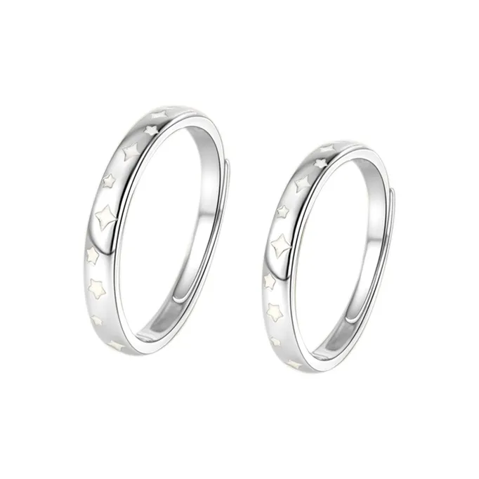 Strange 999 Fine Silver Rings Unisex-12