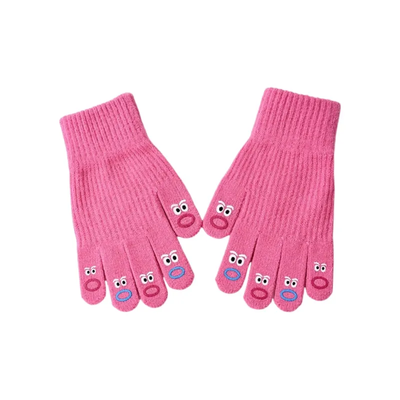 BEPOP Polyester Knit Gloves Women's-1