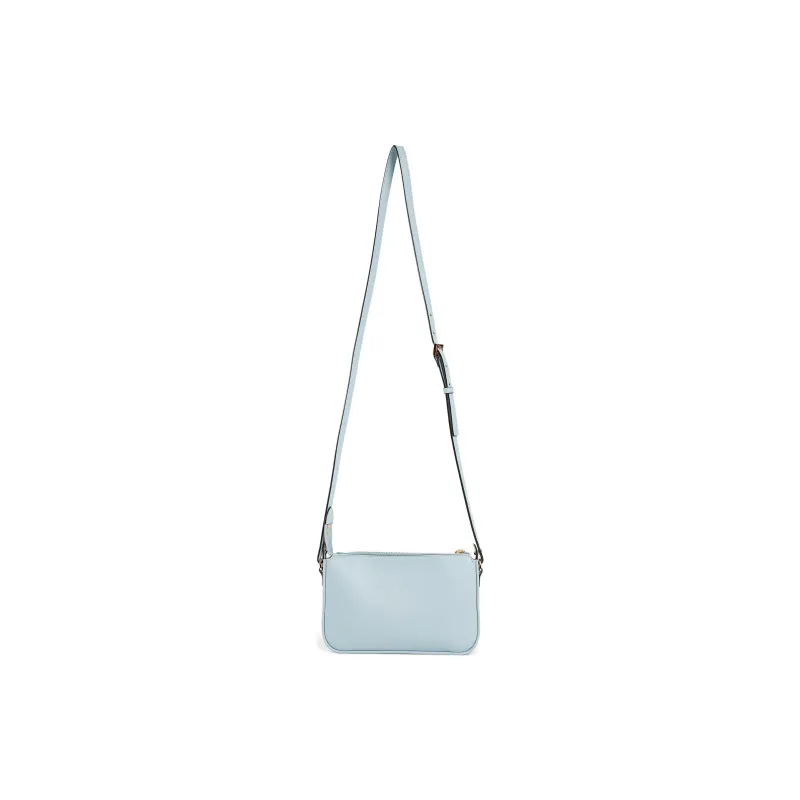 Valentino Cow Leather Shoulder Bag, Crossbody Bag Mini Women's Blue-2