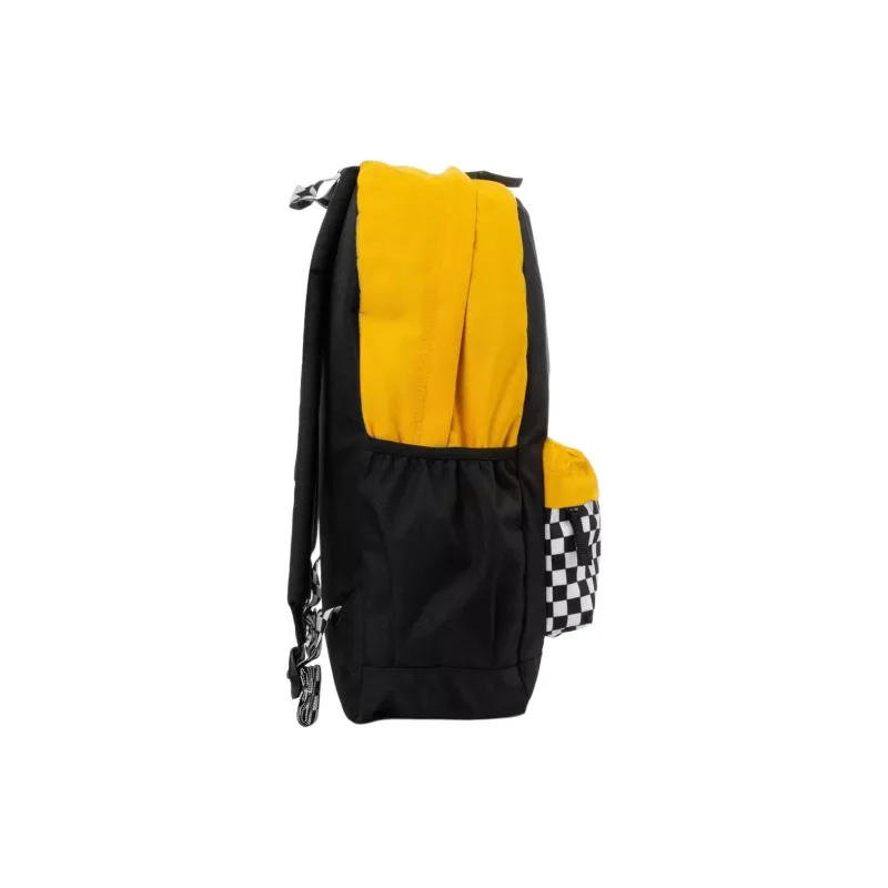 Vans Nylon Canvas Backpack Regular Unisex Black/Yellow-3