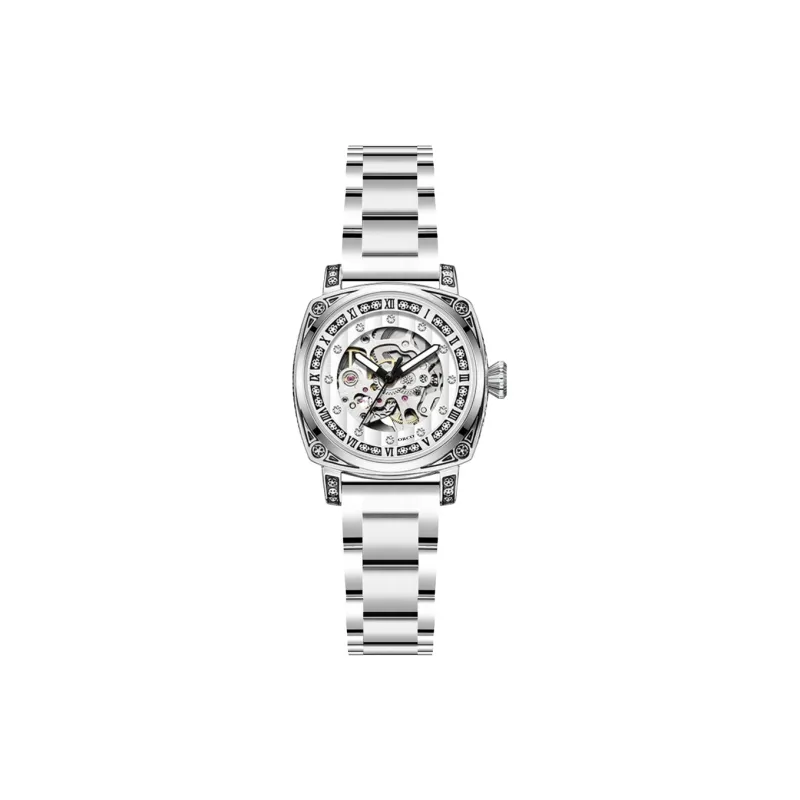 ORCO Automatic Mechanical Movement Watch Unisex White Dial-13