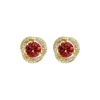 ONEKISS Gold Plated Copper Clip On Earrings Women's