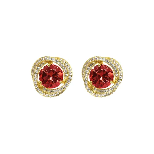ONEKISS Gold Plated Copper Clip On Earrings Women's