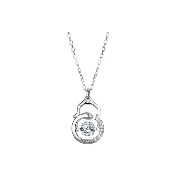 YINGNIXINDONG 925 Sterling Silver Necklaces Women's