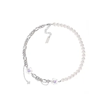 GITHA Faux Pearl Necklaces Women's White