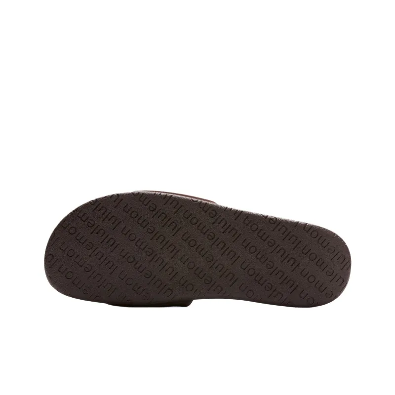 Lululemon Restfeel Slide Slip Resistant Slide Slippers Men's Brown-4
