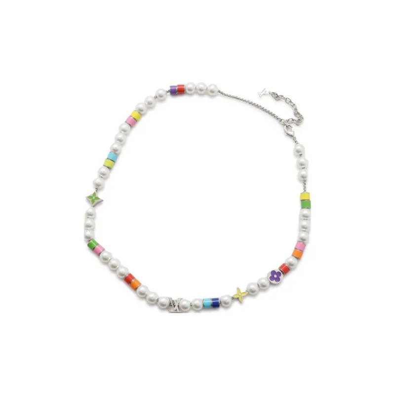 LOUIS VUITTON Metal, Resin Necklaces Men's Multicolor-2