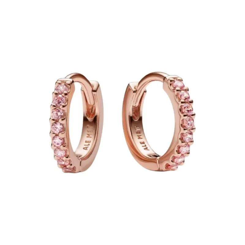 Pandora Gold Plated Earrings Women's Rose Gold-0