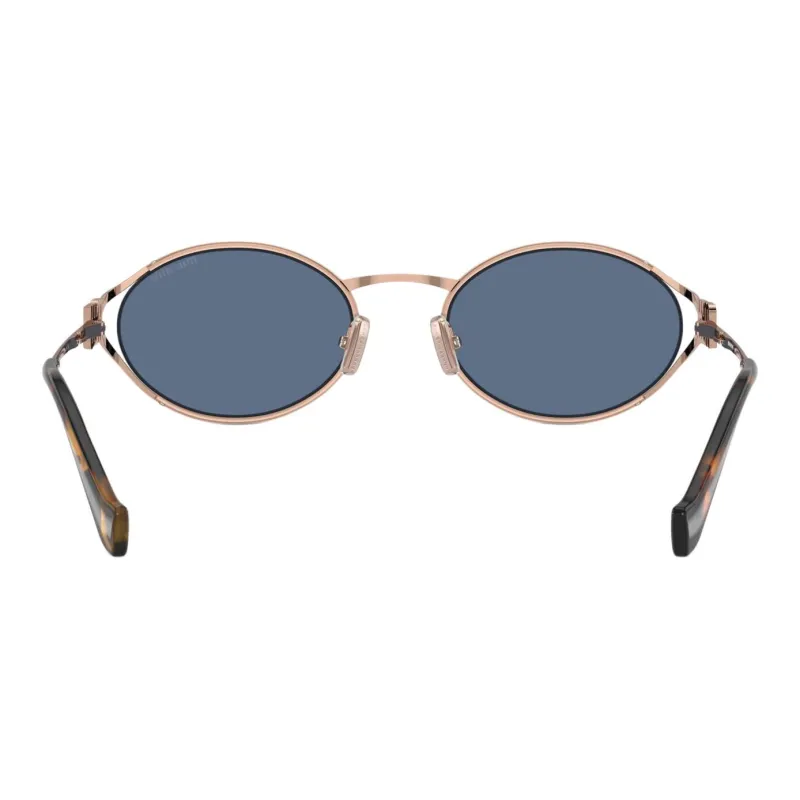 MIU MIU Logo plaque Oval frame Sunglasses-5
